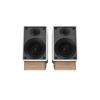 Onkyo GX-10DB Powered Speakers in White, pair, front without grille