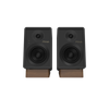 Onkyo GX-30ARC Powered Speakers in Black pair.  front no Grille