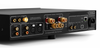 Hegel H150 Streaming Amplifier in Black, angled, rear view Hegel H150 Streaming Amplifier in Black, angled, rear view