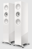 KEF R7 Meta Floorstanding Speakers in Gloss White (Pair) without grilles