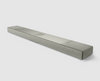 KEF XIO Soundbar in Silver Grey, angled