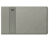 KEF XIO Soundbar in Silver Grey, closeup