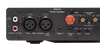 Cambridge Audio MXW70 Compact Power Amplifier, closeup of speaker outputs and stereo RCA inputs