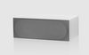B&W HTM712 S3 Centre Channel Speaker in White. Front image with grille.


