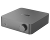 WiiM Vibelink Amp - 200W Stereo Power Amplifier, angled