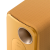 KEF LSX II Wireless Powered Bookshelf Speakers in Amber Haze. Back detail closeup
