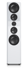 SVS Ultra Evolution Pinnacle Floorstanding Speaker, in Piano White Gloss, individual without grille