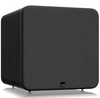 SVS SB-5000 R|Evolution Sealed Box Subwoofer in Black Ash, angled with grille