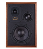 Wharfedale Super Denton Heritage Speakers in Walnut, individual speaker, front without grille 