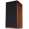 Mission 770 Speakers in Walnut. Individual speaker shown, angled and with grille 
