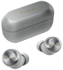 Technics EAH-AZ100 True Wireless Earbuds with Magnetic Fluid Driver in SIlver, with their case