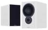 Mission LX-3 MK II Bookshelf Speakers in Lux White Matte, pair, with and without grille