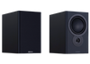 Mission LX1- MKII Speakers also available in Lux Black Matte, pair shown without and with grille