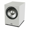 Mission LX-10SUB MKII Active Dynamic Drive IB Subwoofer in Lux White Matte, angled
