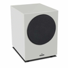 Mission LX-10SUB MKII Active Dynamic Drive IB Subwoofer also available in Lux White Matte, angled with grille