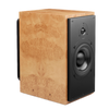 ATC SCM20ASL Active Speakers; individual speaker in Burr Magnolia, angled