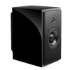 ATC SCM20ASL Active Speakers; individual speaker in Piano Black, angled