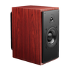 ATC SCM20ASL Active Speakers; individual speaker in Rosewood, angled