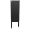 ATC SCM50PSL Passive Speakers in Black Ash.  Front of individual speaker shown with grille