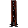 Monitor Audio Platinum 200 3G Floorstanding Speakers, back of individual speaker, in Piano Ebony