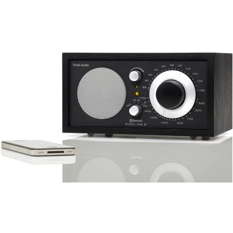 Tivoli Audio Model One BT in Black & Black/Silver - Stereophonic