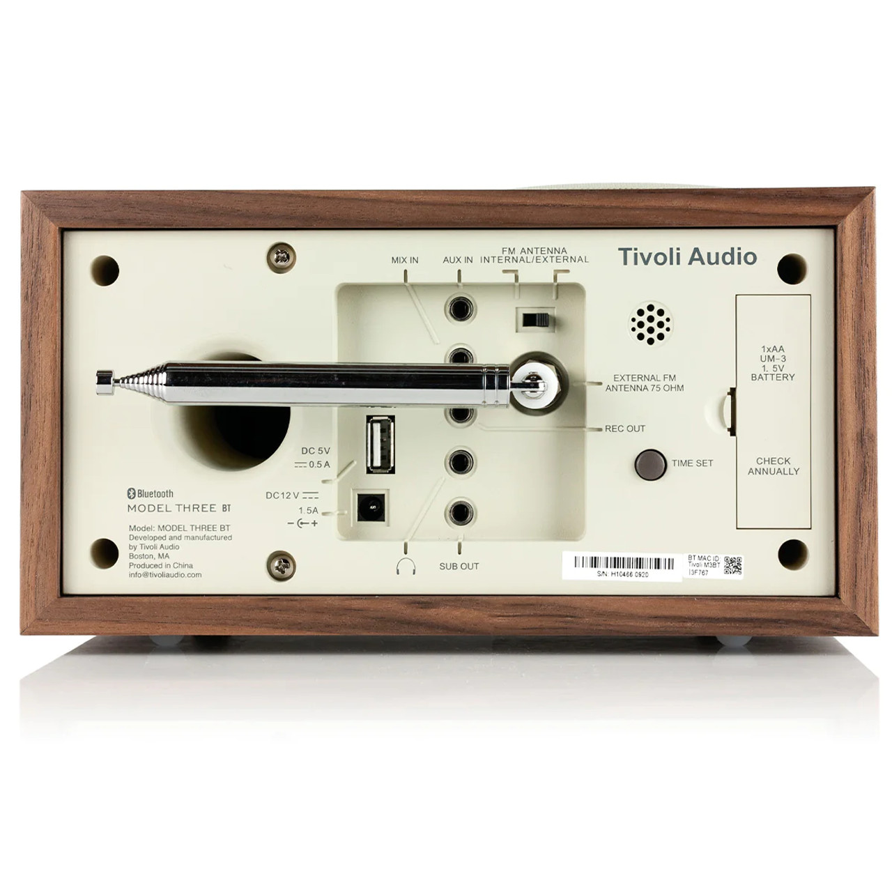 ラジオ・コンポ Tivoli Audio Model Three BT Walnut/Beige Model Three BT – Tivoli Audio