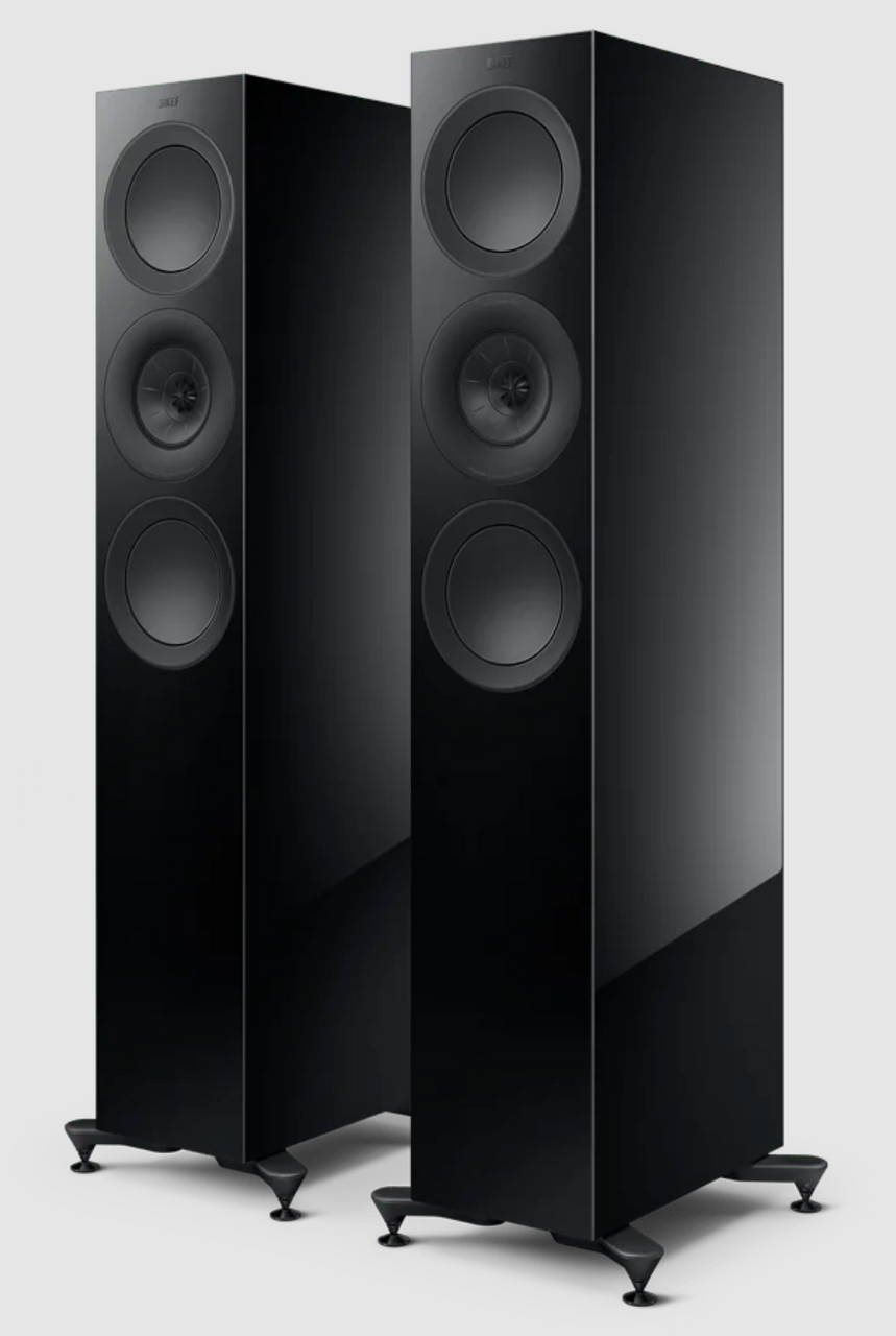 KEF R7 Meta Floorstanding Speakers (Pair) in Gloss Black