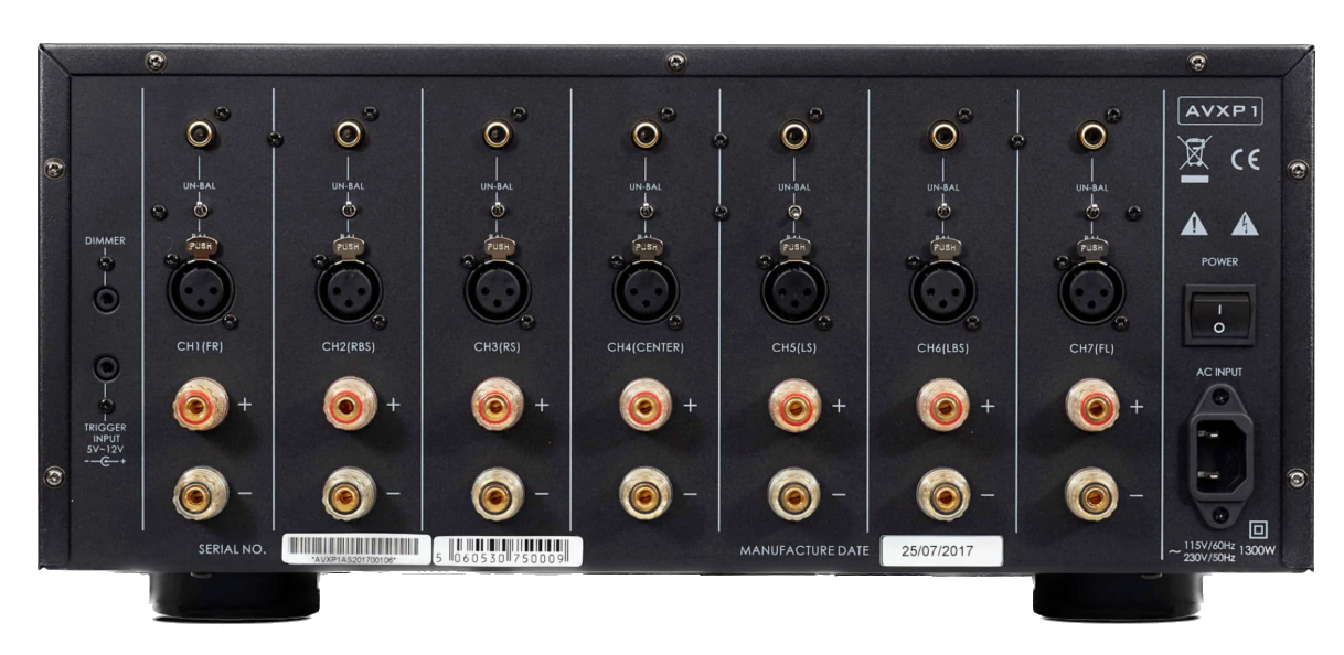IOTA VX AVXP1 7-Channel Power Amplifier - Stereophonic, Melbourne