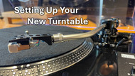 How to set up a turntable
