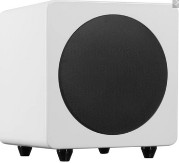 Kanto Sub 8 Powered Subwoofer- Gloss White