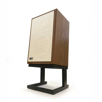 KLH Model 3 Loudspeakers in Walnut.  Individual speaker with grille