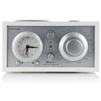 Tivoli Audio Model Three BT in White & Silver