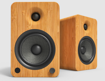 Kanto Audio Active Speakers Kanto Audio YU6 Active Speakers in Bamboo, front image

