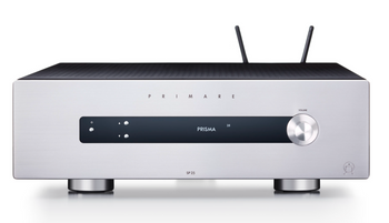 Primare SP25 Prisma Home Cinema Preamplifier, also available in Titanium, front of unit

