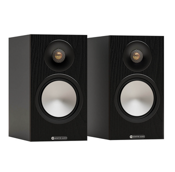 Monitor Audio Bronze 50 7G Bookshelf Speakers in Black without Grille