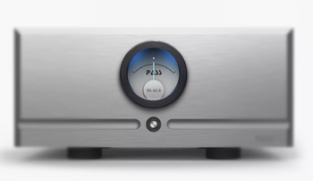 Pass Labs XA60.8 Monoblock Amplifier in Silver, front