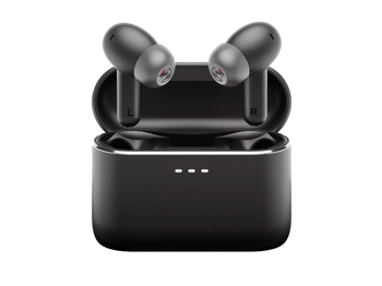 Cambridge Audio Melomania A100 True Wireless Headphones with ANC in Black, with Case, pooping up Cambridge Audio Melomania A100 True Wireless Headphones with ANC in Black, with Case, pooping up