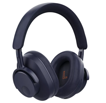 Cambridge Audio Melomania P100 SE Over Ear Headphones in Blue, angled Cambridge Audio Melomania P100 SE Over Ear Headphones in Blue, angled