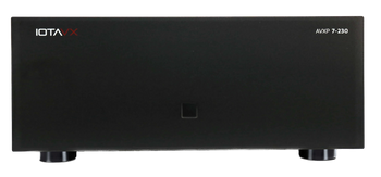 IOTA VX AVXP 7-230 7-Channel Power Amplifier, front of unit