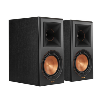 Klipsch RP-600M II Bookshelf Speakers, in Ebony shown without grille and sold as a pair. Klipsch RP-600M II Bookshelf Speakers, in Ebony shown without grille and sold as a pair.