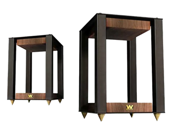 Wharfedale Linton Speaker Stands, Pair in Walnut 