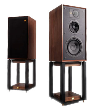 Wharfedale Linton 85th Anniversary Speaker pair in Walnut with Speaker Stands 