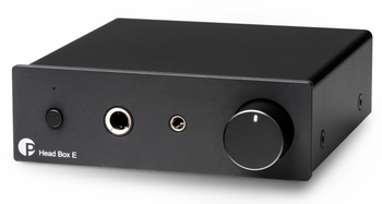 ProJect Head Box E Headphone Amplifier, front on an angle
