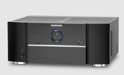 Marantz MM7055 Power Amplifier, angled view