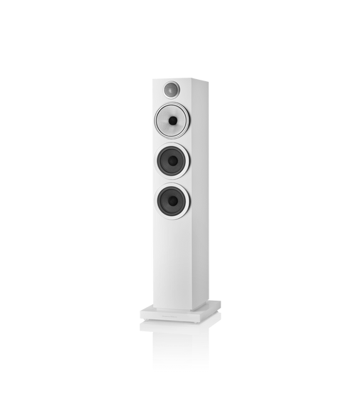  B&W 704 S3 Floorstanders in White