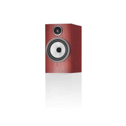 B&W 706 S3 Bookshelf Speakers in Rosenut