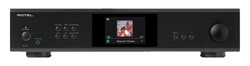 Rotel S14 Integrated Streamer, black, front