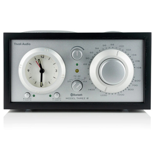 Tivoli Audio Model Three BT in Black & Black, front