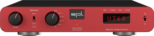 SPL Audio Diamond DAC and Preamplifier, red