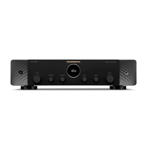 Marantz AV Receivers Marantz Cinema 70s Slimline 7.2 Channel AV Receiver, in black, front view

